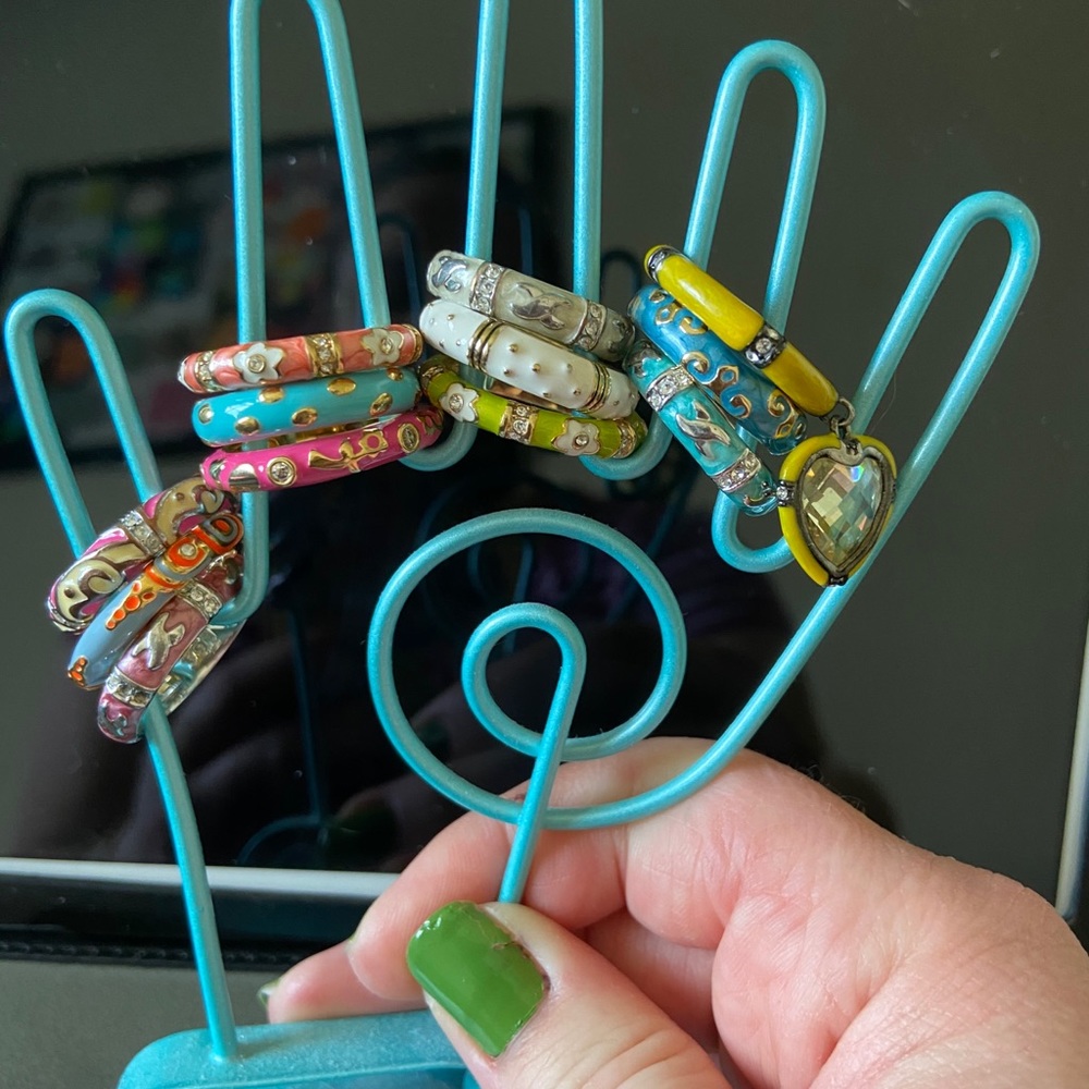 Lauren G Adams Enamel Rings